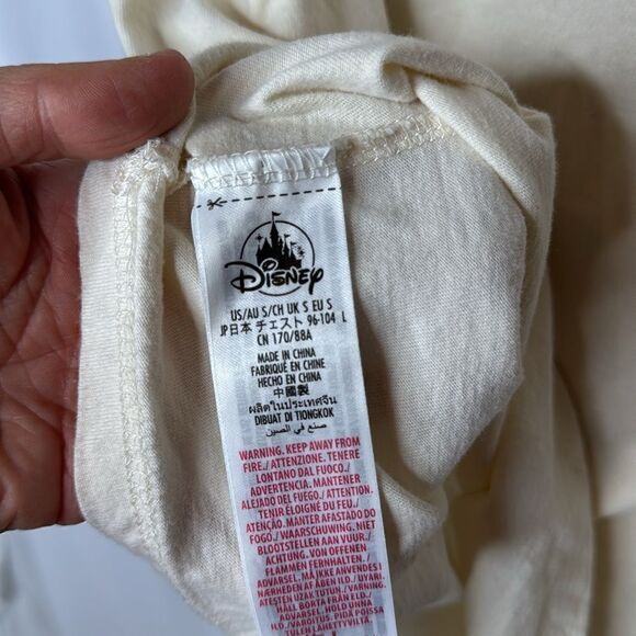 Disney Parks Mickey Mouse T-shirt.  Crew Neck 80’s Retro Vintage Style. Size Sm. - Picture 5 of 6
